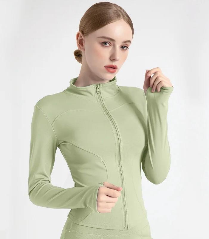 Long Sleeve Women Sports Zipper Jacket