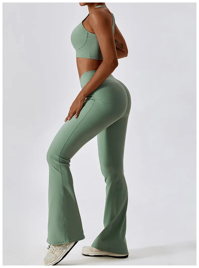 High Waist Wide Leg Leggings