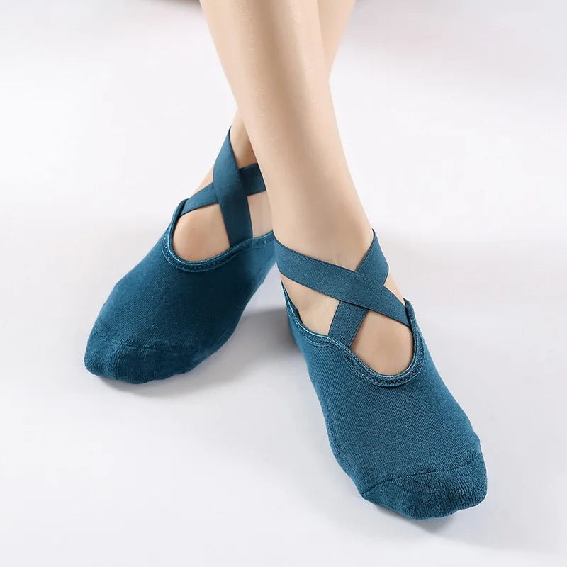 Women Bandage Yoga Socks Anti-Slip