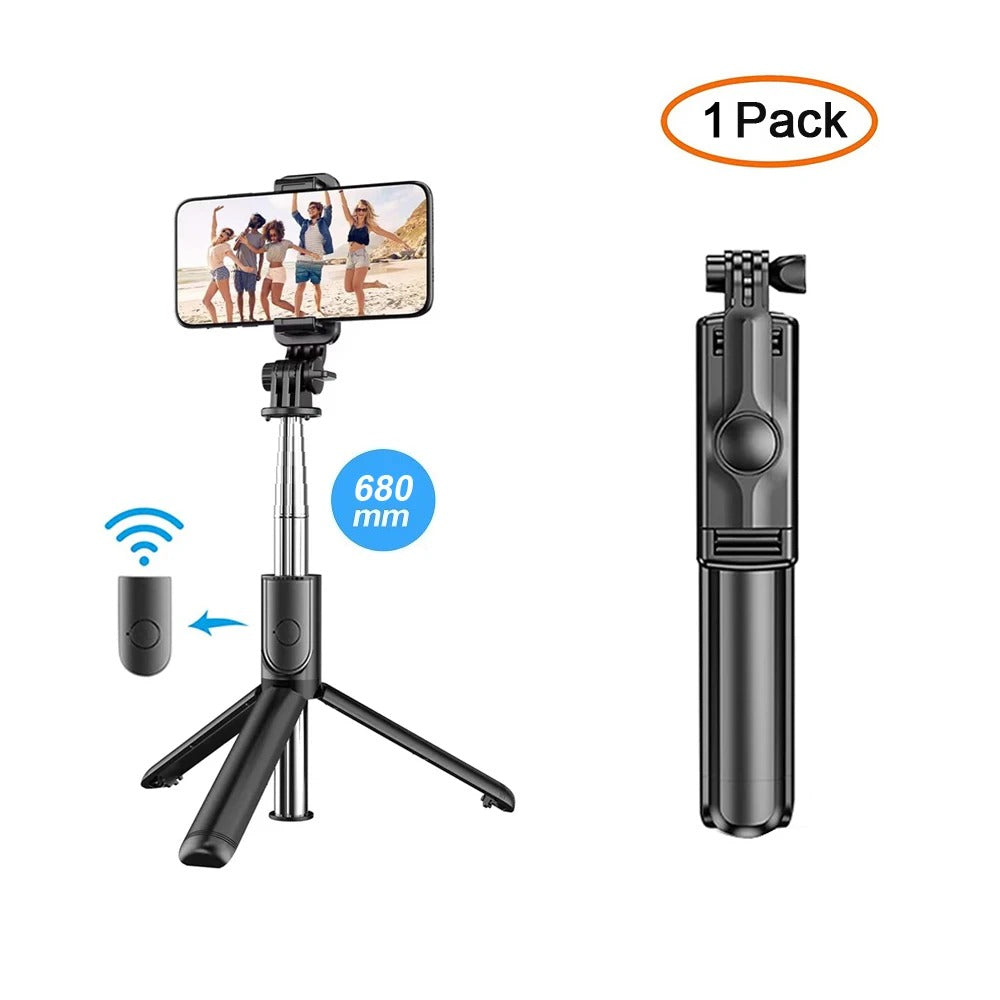 Bluetooth Tripod Extendable, Selfie Stick