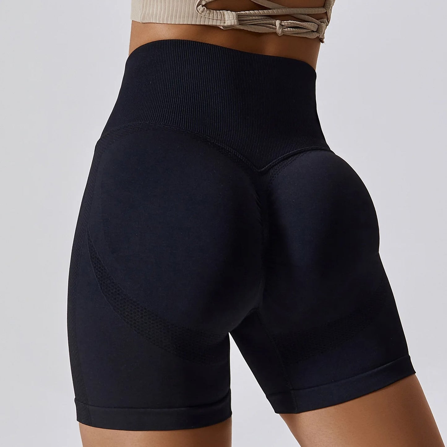 High Waist Sports Shorts For Women