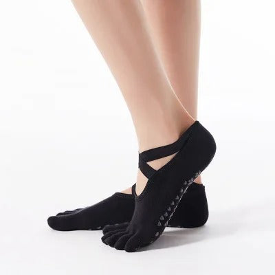 Women Bandage Yoga Socks Anti-Slip