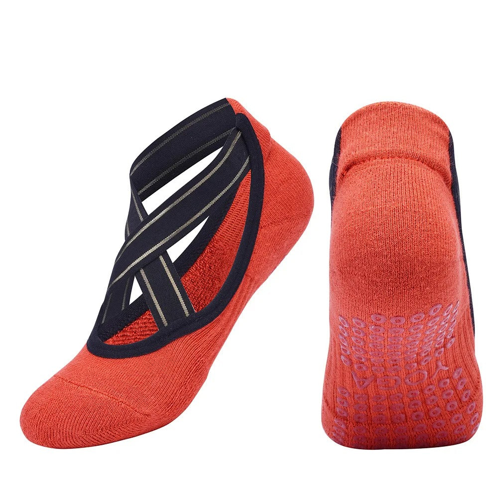 Women Bandage Yoga Socks Anti-Slip